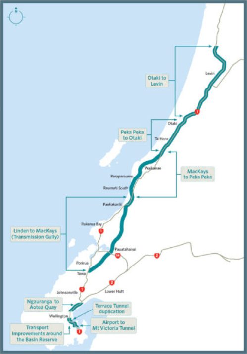 State Highway 1 between Wellington and Levin State Highway 1 between Wellington and Levin